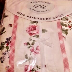 NEW ‼️ RARE Rachel  Ashwell Treasures KING  HYDE PARK  QUILT 🌹